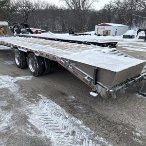 2026 NORDTEK 35X102 GOOSENECK WITH 2-12000LB AXLES, ALUMINUM WHEELS 26083