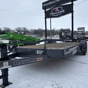 2026 RAWMAXX 22X83 EQUIPMENT TRAILER WITH , 2-7,000LB AXLES 26091