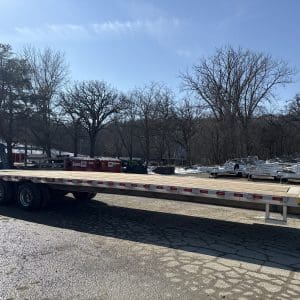 2026 NORDTEK 35X102 GOOSENECK WITH 2-12000LB AXLES, ALUMINUM WHEELS 26083