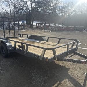 2026 RAWMAXX 16X83 UTX FLATBED UTILITY TRAILER 2-5200LB AXLES 26084