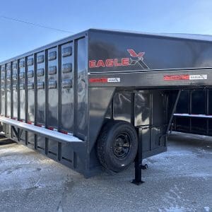 2026 EAGLE X 28'X7' LIVESTOCK TRAILER WITH 3-7000LB AXLES RO0864