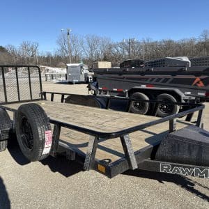 2026 RAWMAXX 18X83 UTX TANDEM AXLE UTILITY TRAILER 2-3500LB AXLES RO0896