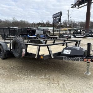 2026 RAWMAXX 18X83 UTX TANDEM AXLE UTILITY TRAILER 2-3500LB AXLES RO0871