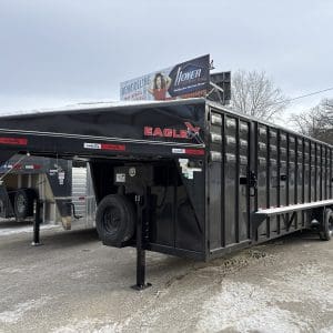 2026 EAGLE X 32'X7' LIVESTOCK TRAILER WITH 3-8000LB AXLES RO0544