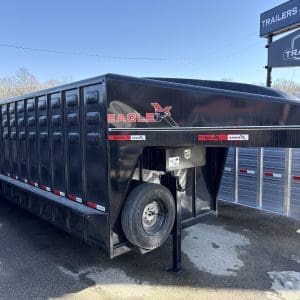 2026 EAGLE X 32'X7' LIVESTOCK TRAILER WITH 3-8000LB AXLES RO0544