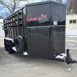 2026 EAGLE X 16'X6'8" LIVESTOCK TRAILER WITH 2-5200LB AXLES RO0545