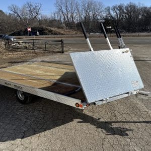 2026 BEARTRACK BTS99144S SNOWMOBILE TRAILER WITH SALT SHEILD DRIVE OFF RAMP RO1113