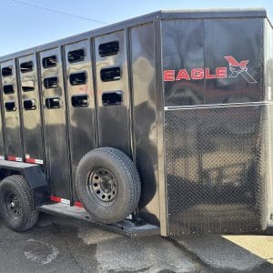 2026 EAGLE X 16'X6'8" LIVESTOCK TRAILER WITH 2-5200LB AXLES RO0545