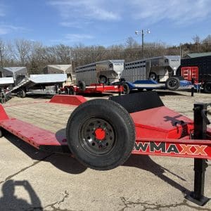 2026 RAWMAXX SLX20X102 BUMPER PULL STEALTH X WITH 2-7000LB AXLES RO1463