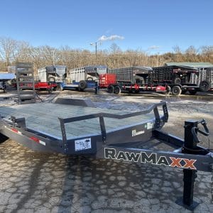 2026 RAWMAXX ECX18BP10K EQUIPMENT/CAR HAULER WITH 2-5200LB AXLES RO1459