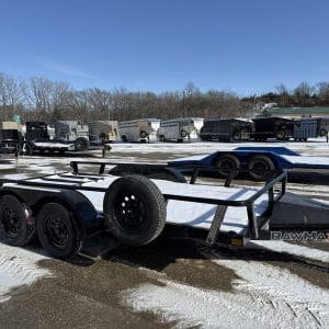 2026 RAWMAXX 14X83 TANDEM AXLE UTX UTILITY TRAILER WITH 2-3500LB AXLES RO0786