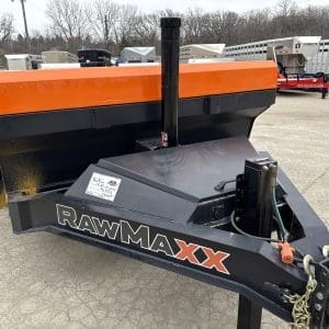 2026 RAWMAXX LPXT14'X83" BUMPER PULL DUMP TRAILER 2-7000 LB AXLES MIDKNIGHT BLACK RO8722