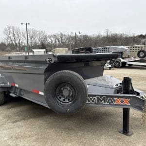 2026 RAWMAXX GDX KNIGHT 16X83 DUMP TRAILER 2-7000LB AXLES RO1426