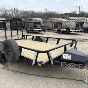 2026 RAWMAXX 12X77 UTX UTILITY TRAILER WITH 3500LB AXLE RO0893