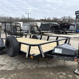 2026 RAWMAXX 14X83 TANDEM AXLE UTX UTILITY TRAILER WITH 2-3500LB AXLES RO0786