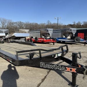 2026 RAWMAXX ECX20BP14K EQUIPMENT/CAR HAULER WITH 2-7000LB AXLES RO1319