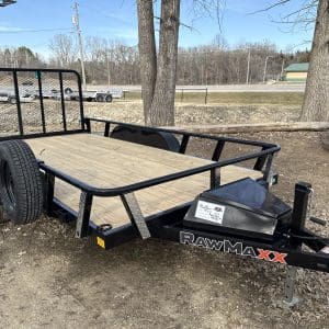 2026 RAWMAXX 14X83 TANDEM AXLE UTX UTILITY TRAILER WITH 2-3500LB AXLES RO0786