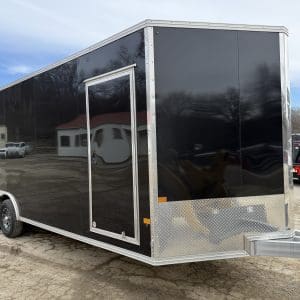 2026 STEALTH 8.5X24 CAR HAULER ENCLOSED TRAILER V-NOSE 2-5200LB AXLES RO4670