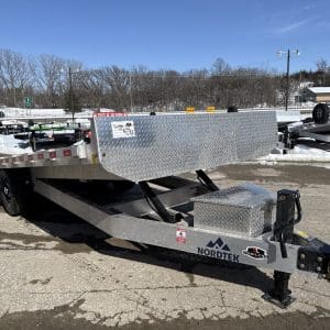 2026 NORDTEK 22X102 TILT BED DECKOVER WITH 2-8000LB AXLES ALUMINUM WHEELS RO1423