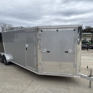 2026 STEALTH 7X24 ENCLOSED SNOW TRAILER 2-3500LB AXLES ALUMINUM WHEELS RO5899