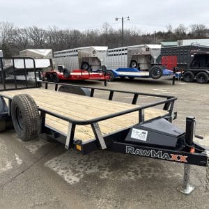 2026 RAWMAXX 20X83 UTX TANDEM AXLE UTILITY TRAILER 2-5200LB AXLES RO0968