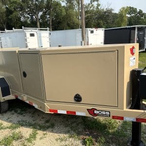2026 BOSS FT990 FUEL TRAILER WITH 2-7000LB AXLES ALUMINUM WHEELS BIGFOOT JACK RO3275