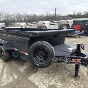 2026 RAWMAXX 14X83 GDXK DUMP TRAILER WITH 2-7000LB AXLES RO7957