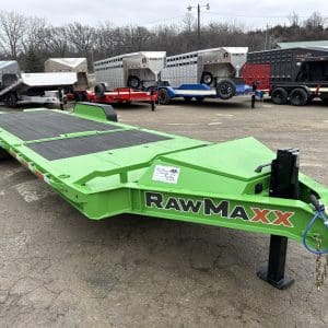 RAWMAXX G7X 24X83 GRAVITY TILT BED 8FOOT STATIONARY 16 FOOT TILT 2-7000LB AXLES RO1766