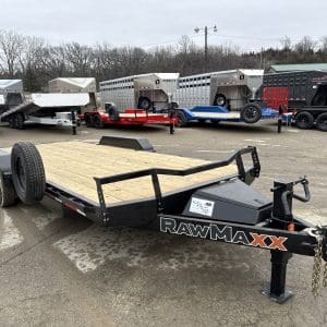 2026 RAWMAXX ECX 18X83BP7K EQUIPMENT/CAR HAULER WITH 2-3500LB AXLES RO1618