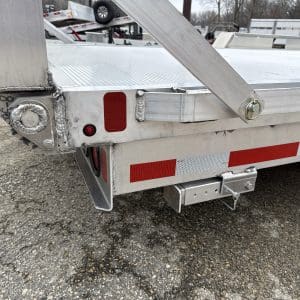 2026 AMBUSH EQUIPMENT TRAILER 81X22 WITH 2-5200LB AXLES ALUM WHEELS RO4833