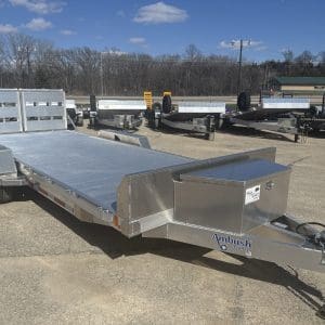 2026 AMBUSH 81X18 EQUIPMENT TRAILER WITH 2-5200LB AXLES RO4829