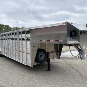 2026 DURALITE 35X90 TRAILDRIVE GOOSENECK STOCK TRAILER 3-7000LB AXLES RO2822