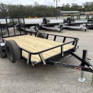 2026 RAWMAXX UTX 14X83 BUMPER PULL UTILITY TRAILER WITH 5200LB AXLE RO3284
