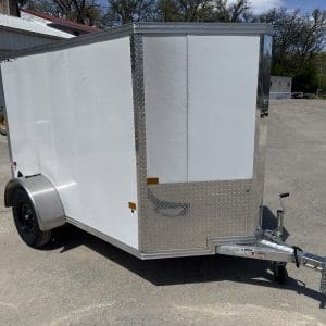 2026 STEALTH 5X8 ENCLOSED WITH REAR RAMP DOOR 3500LB AXLE RO8777