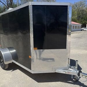2026 STEALTH 5X8 ENCLOSED REAR RAMP DOOR 3500LB AXLE RO8871