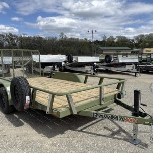 2026 RAWMAXX 14X83 UTX TANDEM AXLE UTILITY TRAILER WITH 2-3500LB AXLES RO3375