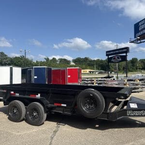 2026 RAWMAXX LPX 16'X83" BUMPER PULL DUMP TRAILER 2-7000 LB AXLES RO3782