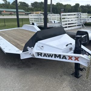 2026 RAWMAXX SLX20X102 BUMPER PULL STEALTH X WITH 2-7000LB AXLES RO3812