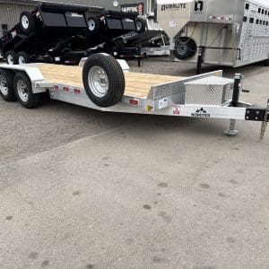 2027 NORDTEK 82X20 FOOT HYDRAULIC TILT BED 2-5200LB AXLES STEEL WHEELS DL1748