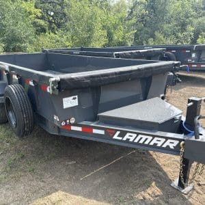 2027 LAMAR 16X83 16K LOW-PRO DUMP TRAILER 2-8000LB AXLES RO7295