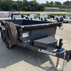 2027 LAMAR 10X60 7K MINI DUMP TANDEM 3500LB AXLES RO7302