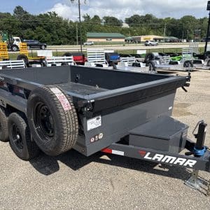 2027 LAMAR 10X77 10K MEDIUM DUMP WITH 2-5200LB AXLES RO7298