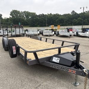 2027 RAWMAXX 24X83 UTX TANDEM AXLE UTILITY TRAILER 2-5200LB AXLES RO5668