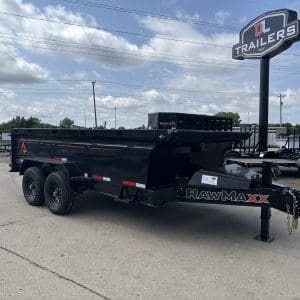 2027 RAWMAXX GDX KNIGHT 14X83 DUMP TRAILER 2-7000LB AXLES DL5475