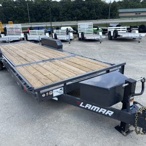LAMAR 22X83 TD-14K EQUIPMENT TILT BED WITH 2-7000LB AXLES RO8041