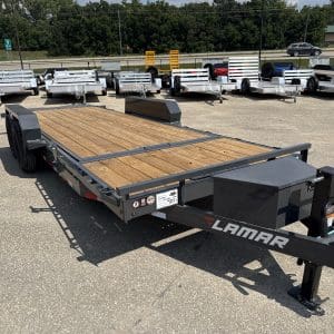 LAMAR 20X83 TD-14K EQUIPMENT TILT BED WITH 2-7000LB AXLES RO8040