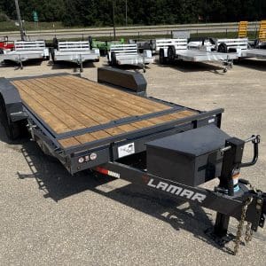 LAMAR 18X83 TD-14K EQUIPMENT TILT BED WITH 2-7000LB AXLES RO8039
