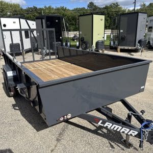 2027 LAMAR 83X14 US SOLID SIDE UTILITY TRAILER WITH 5200LB AXLE RO9152
