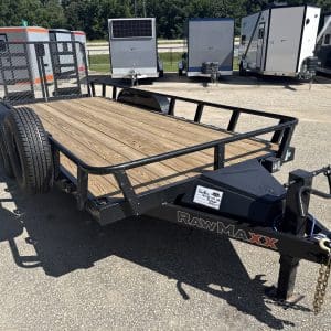 2027 RAWMAXX 18X83 UTX TANDEM AXLE UTILITY TRAILER 2-7000LB AXLES RO5669