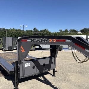 2027 RAWMAXX GTX24GN20K TILT BED GOOSENECK WITH 2-10,000LB AXLES RO5522